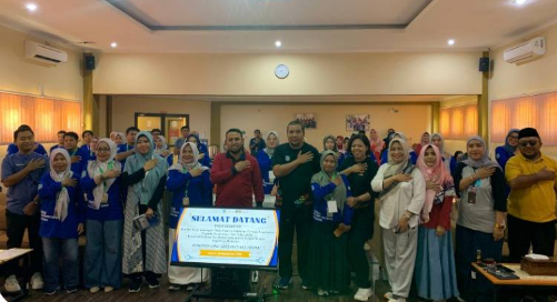 kunjungan Peserta Pelatihan Kesehatan Jiwa Terpadu Bagi Tenaga Kesehatan kerjasama antara Dinas Kesehatan Kabupaten Dompu dengan Bapelkes Mataram yang akan melakukan praktik lapangan